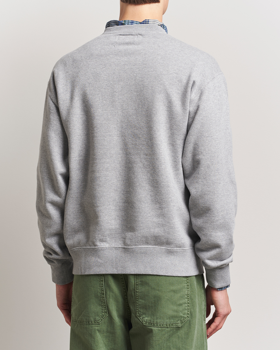 Uomini | Maglieria | BEAMS PLUS | Made In Japan Cotton Sweatshirt Grey