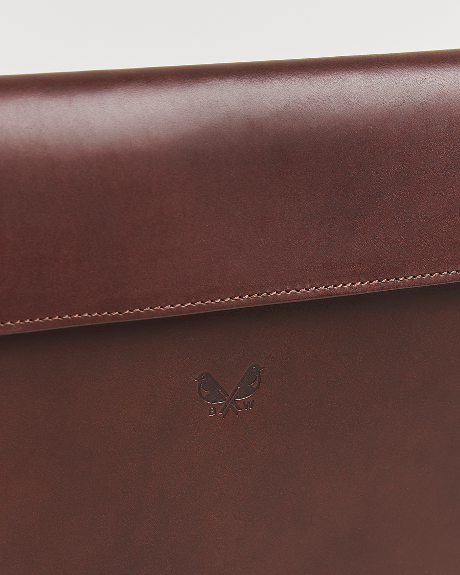 Uomini | Borse | Bennett Winch | Large Leather Folio Brown