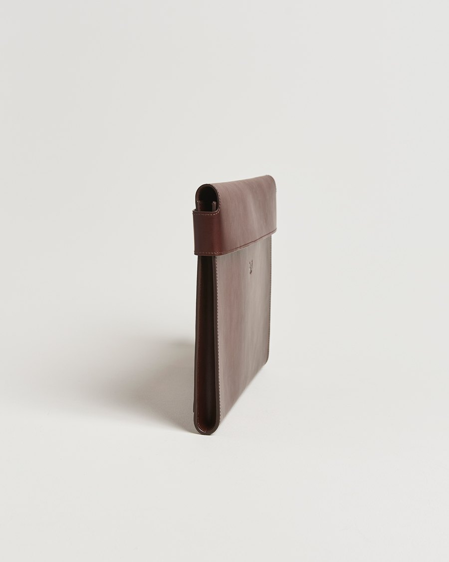 Uomini | Borse | Bennett Winch | Large Leather Folio Brown