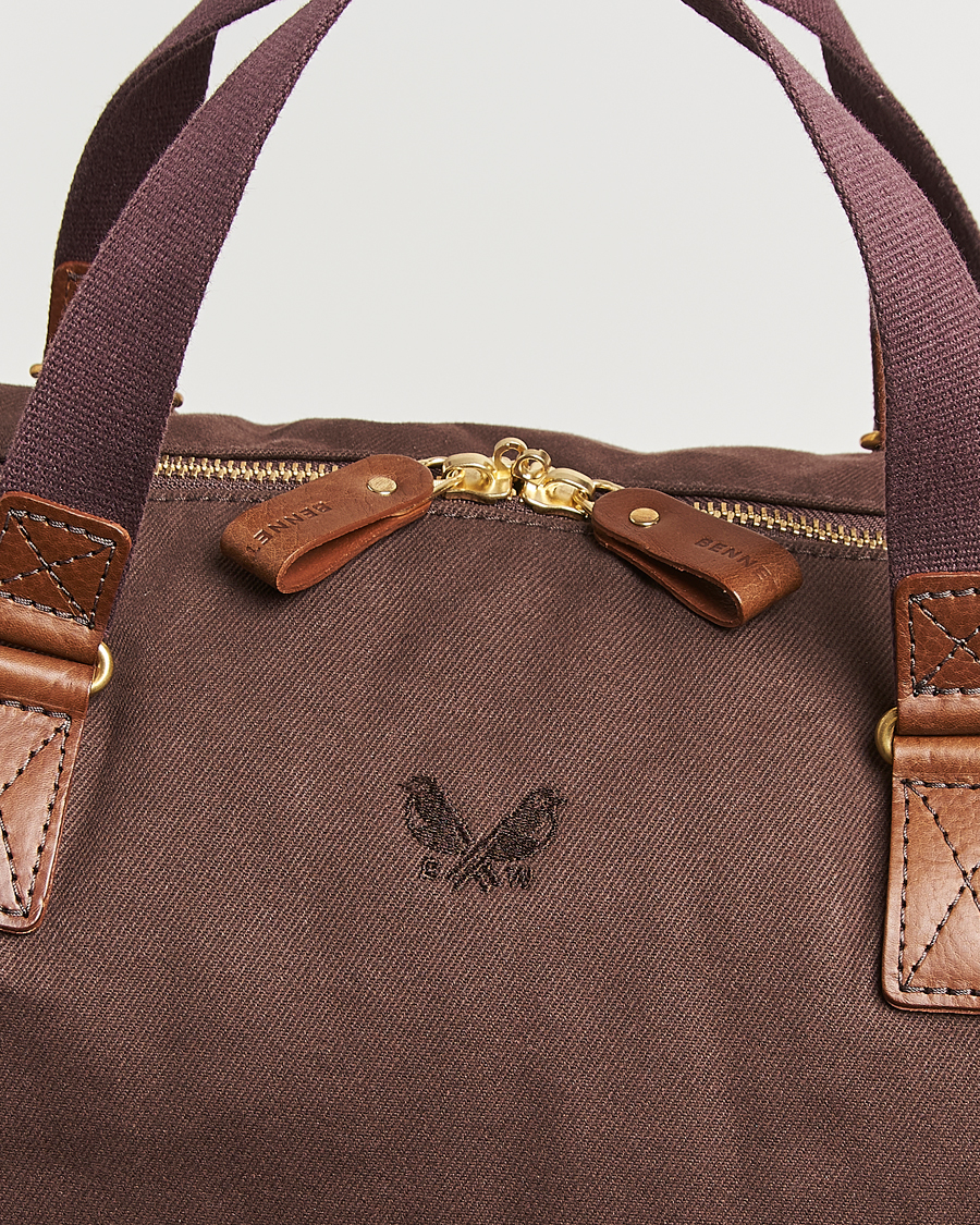 Uomini | Borse | Bennett Winch | Canvas Suit Carrier Holdall Chocolate