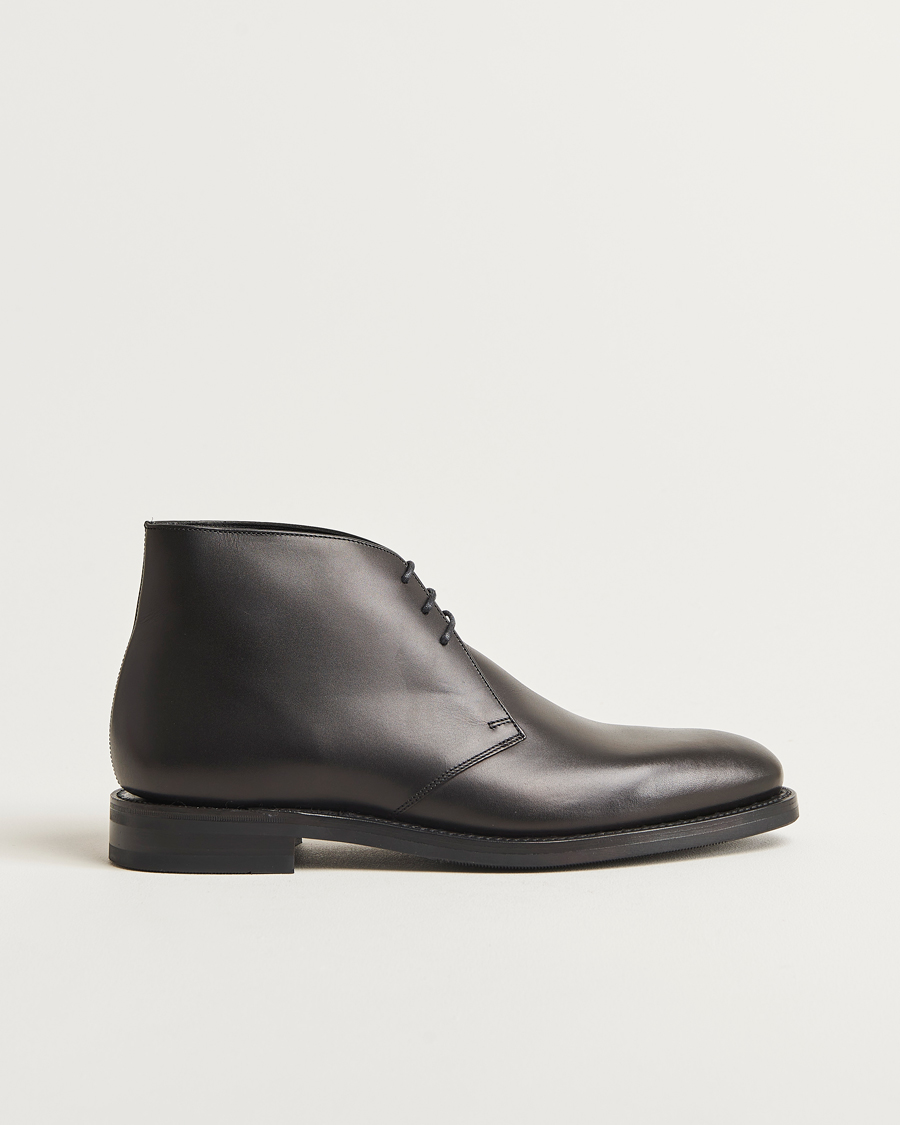 Uomini | Stivali | Loake 1880 | Pimlico Chukka Boot Black Calf