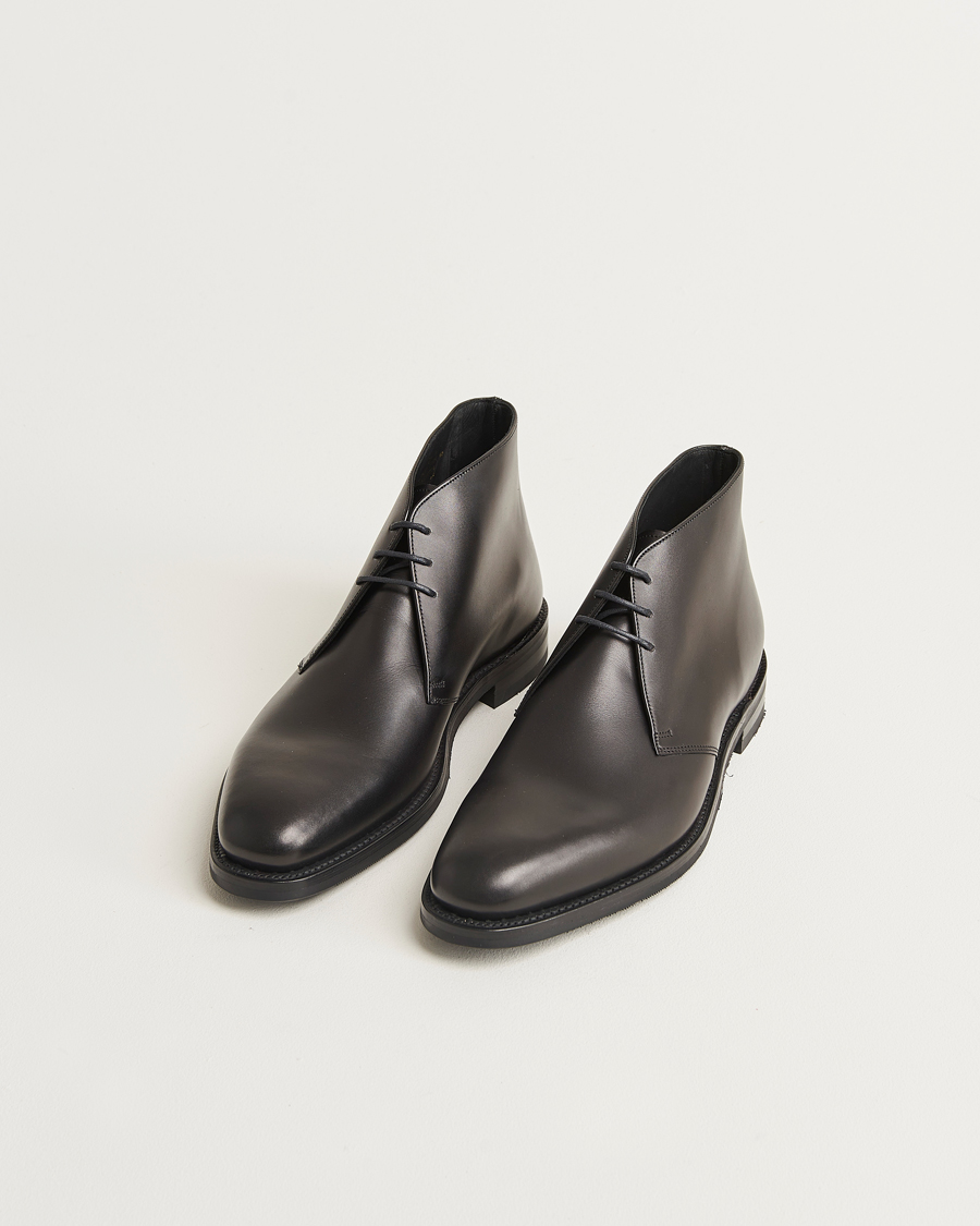 Uomini | Stivali | Loake 1880 | Pimlico Chukka Boot Black Calf
