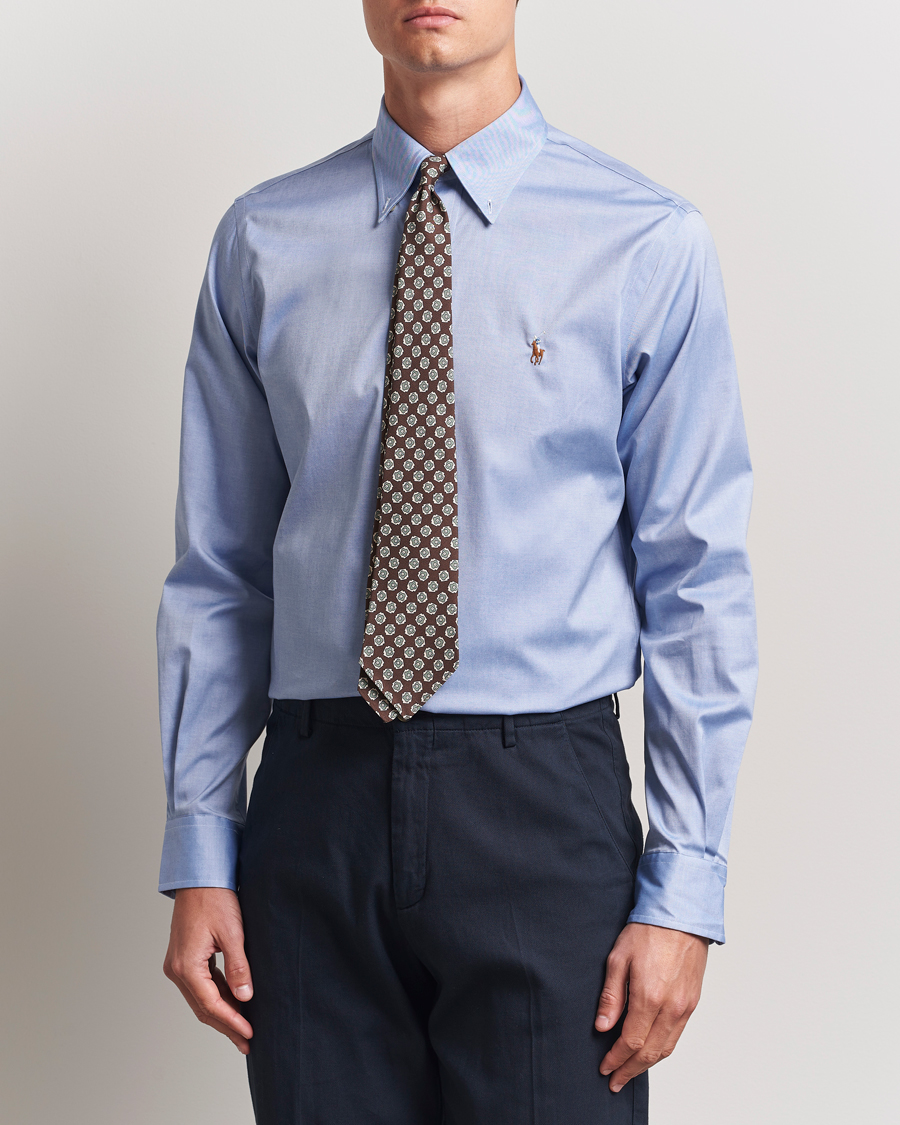 Uomini | Camicie | Polo Ralph Lauren | Custom Fit Oxford Dress Shirt True Blue