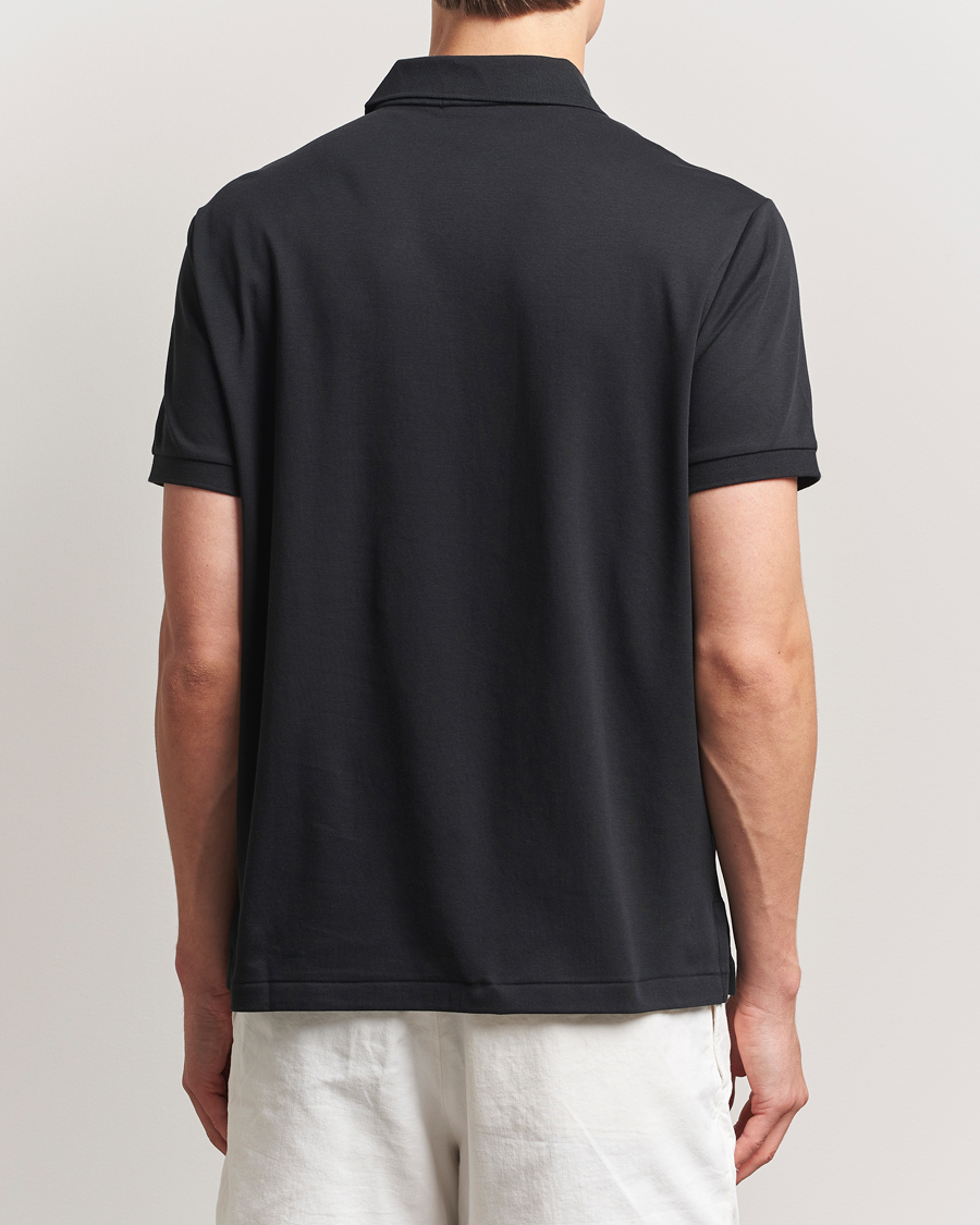 Uomini | Polo | Polo Ralph Lauren | Custom Slim Fit Cotton Polo Polo Black
