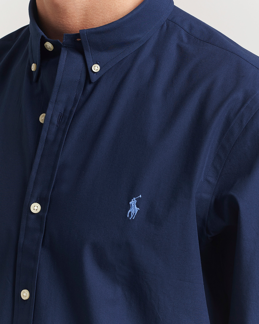 Uomini | Camicie | Polo Ralph Lauren | Slim Fit Poplin Shirt Newport Navy