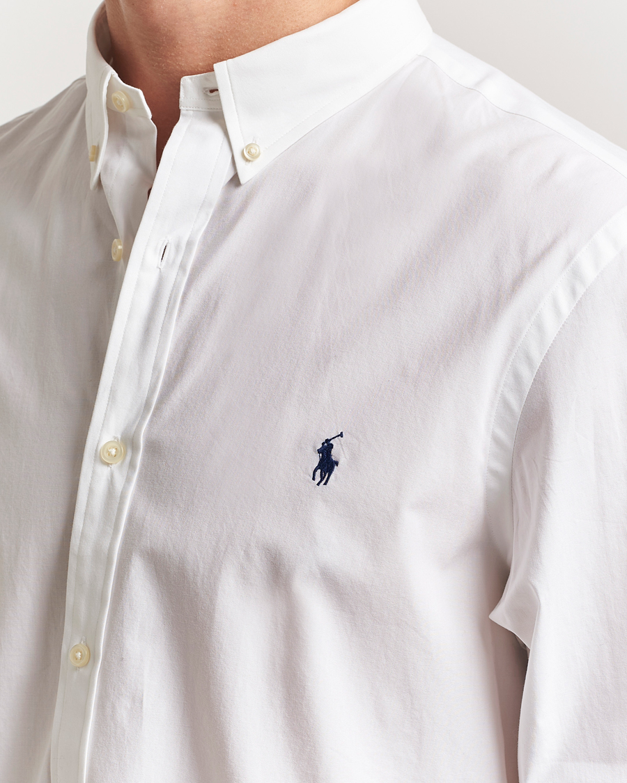 Uomini | Camicie | Polo Ralph Lauren | Slim Fit Poplin Shirt White