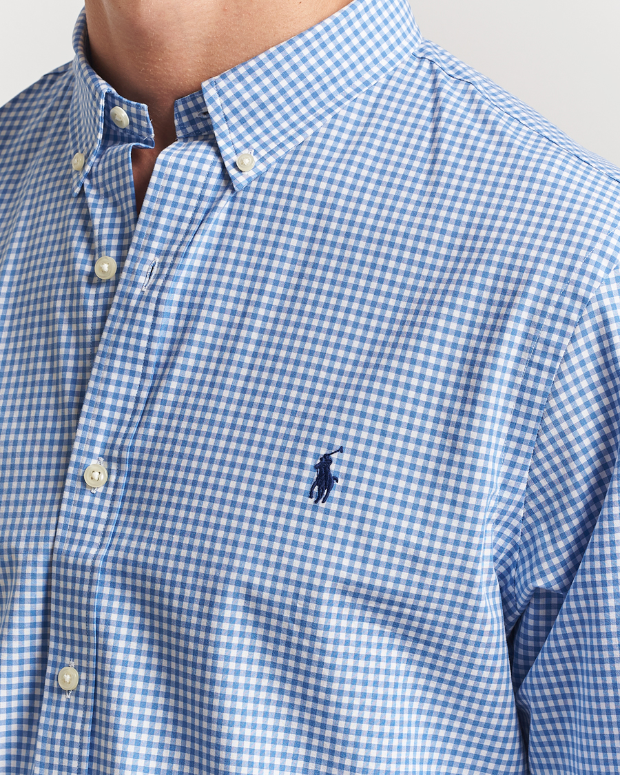 Uomini | Camicie | Polo Ralph Lauren | Slim Fit Poplin Shirt Blue/Check