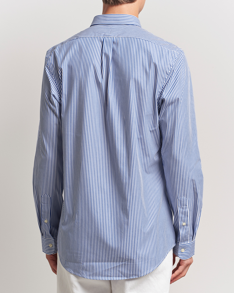 Uomini | Camicie | Polo Ralph Lauren | Slim Fit Poplin Shirt Blue/White Bengal Stripe