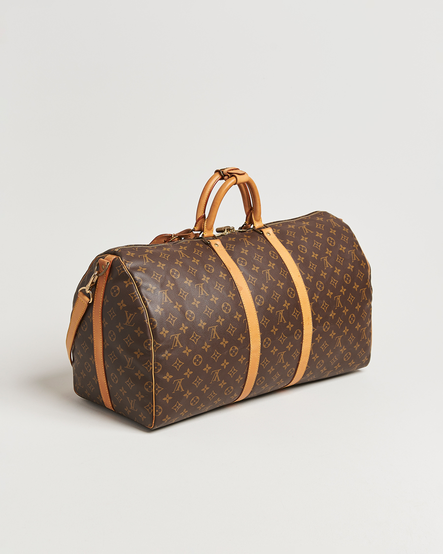Uomini | Louis Vuitton Pre-Owned Keepall Bandoulière 55 Monogram | Louis Vuitton Pre-Owned | Keepall Bandoulière 55 Monogram