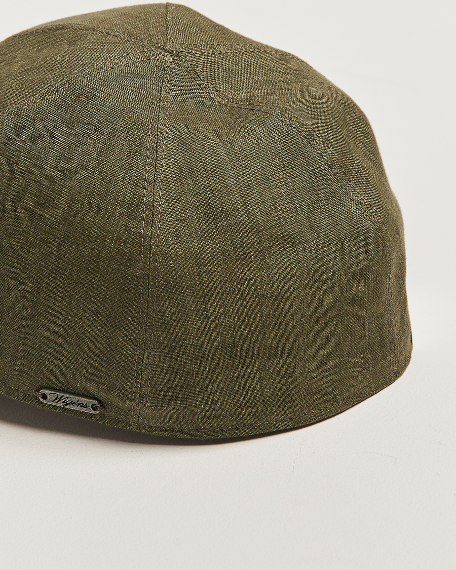 Uomini | Cappelli & Berretti | Wigéns | Baseball Linen Cap Olive
