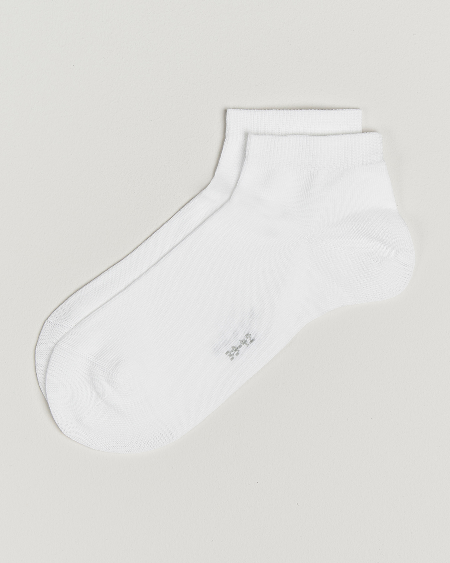 Uomini | Biancheria intima | Falke | Happy 2-Pack Cotton Sneaker Socks White