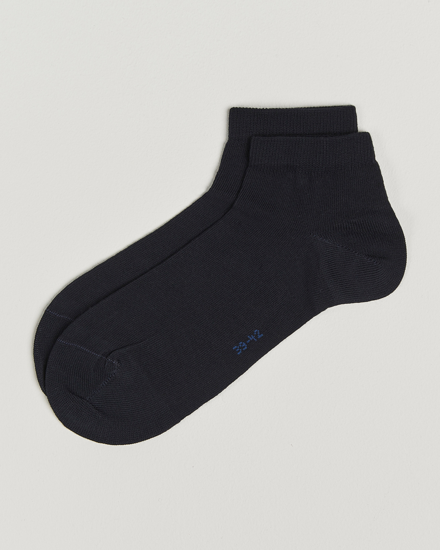 Uomini | Biancheria intima | Falke | Happy 2-Pack Cotton Sneaker Socks Dark Navy