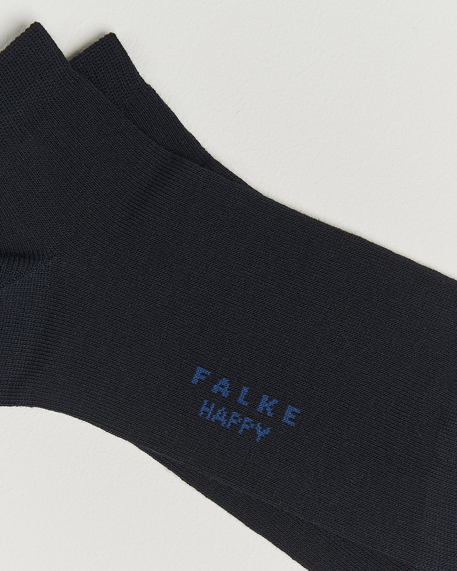 Uomini | Biancheria intima | Falke | Happy 2-Pack Cotton Sneaker Socks Dark Navy