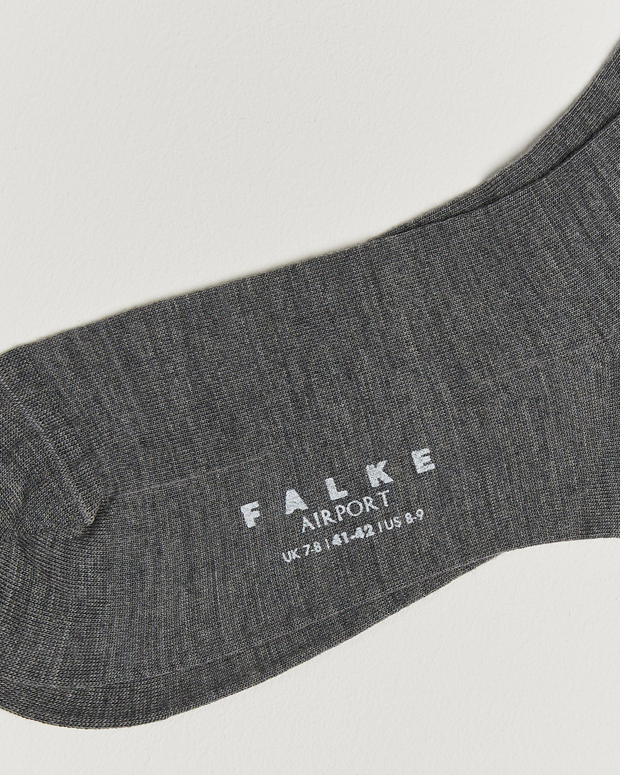 Uomini | Biancheria intima | Falke | Airport Knee Sock Dark Grey
