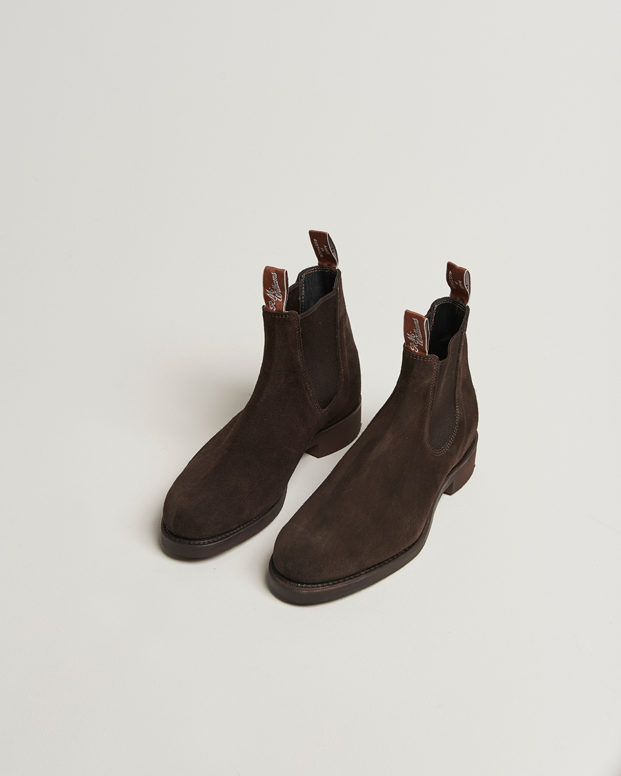 Uomini | Stivali | R.M.Williams | Gardener G Boot Chocolate Suede