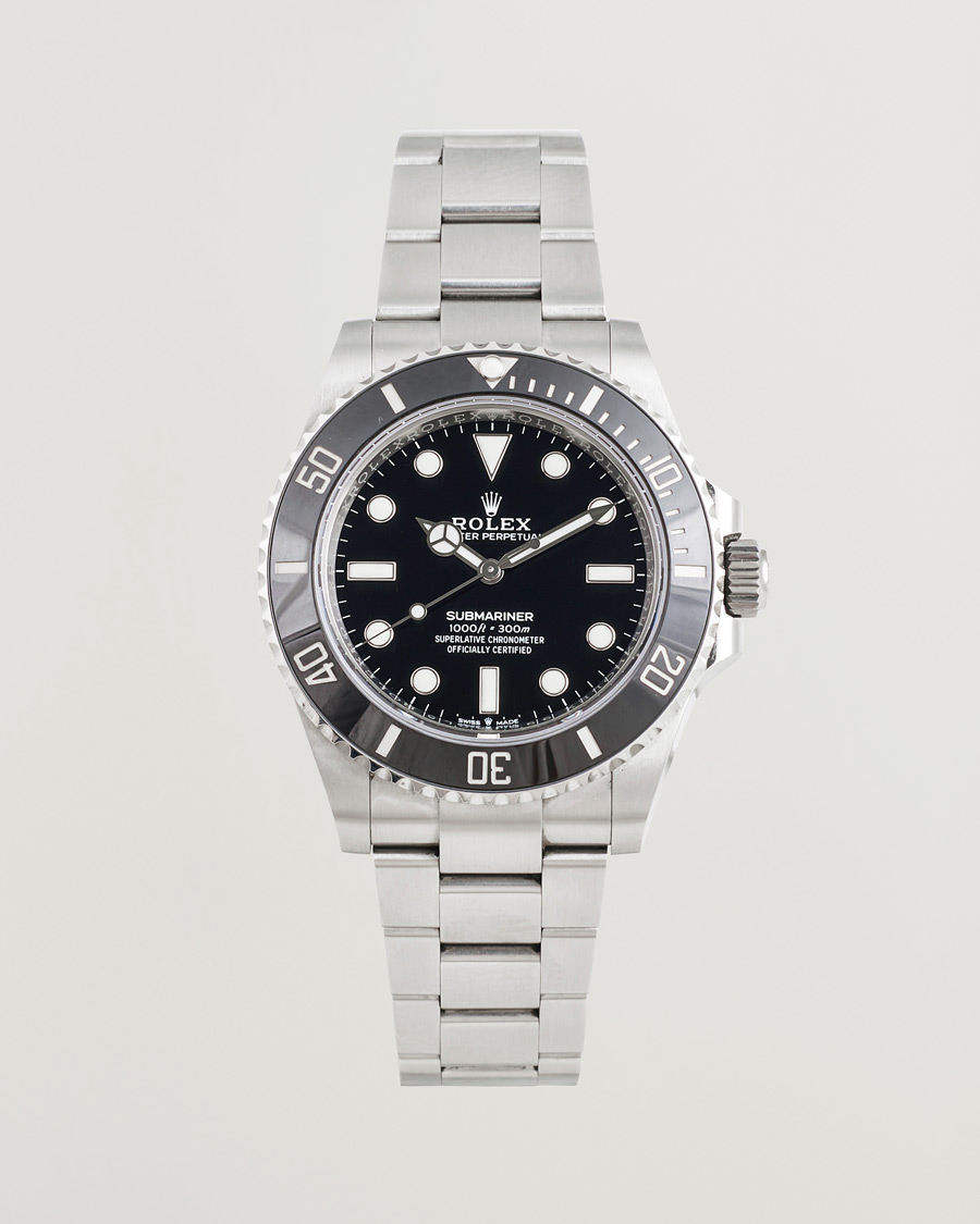 Uomini | Rolex Pre-Owned Submariner 124060 Oyster Perpetual Steel Black | Rolex Pre-Owned | Submariner 124060 Oyster Perpetual Steel Black
