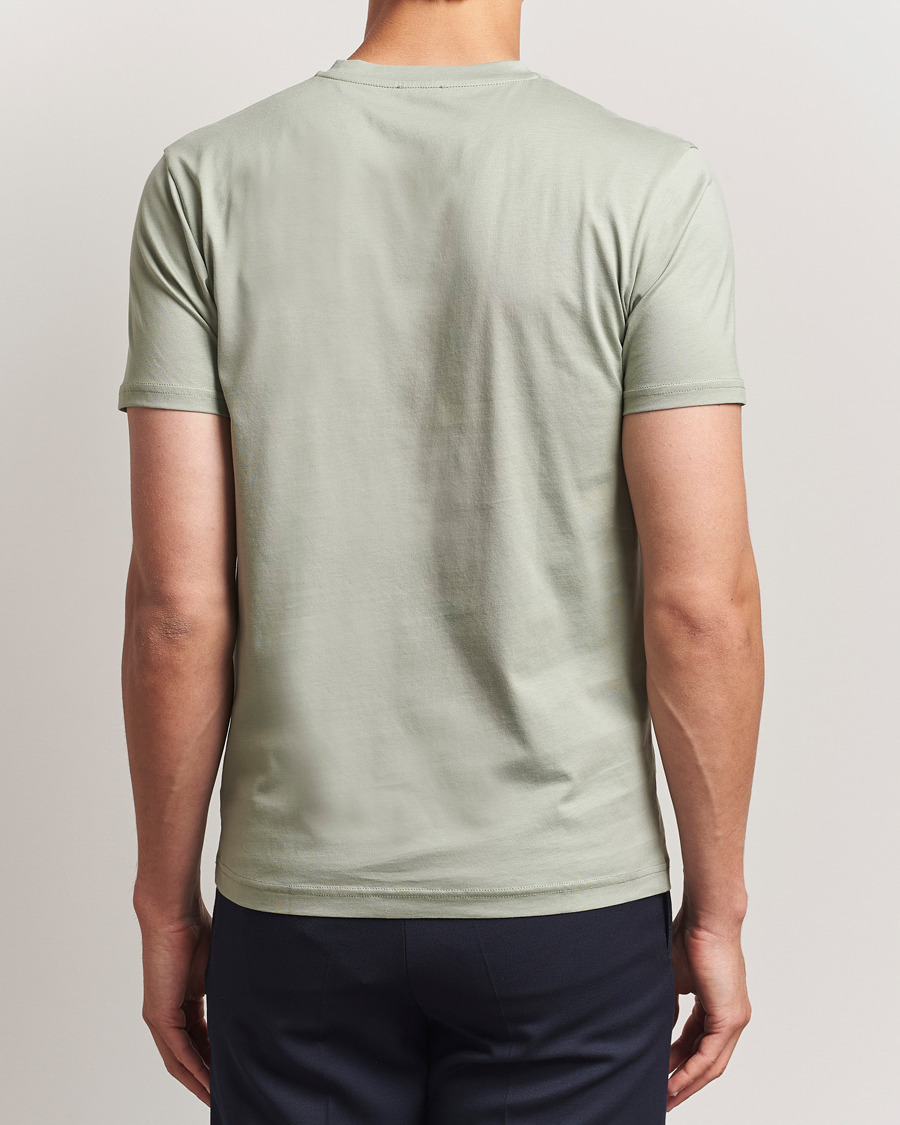 Uomini | T-shirt | Sunspel | Riviera Midweight T-Shirt Pastel Green