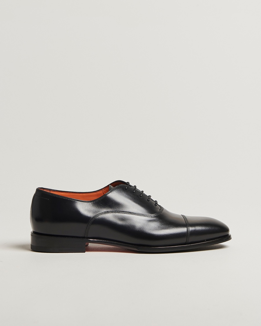 Uomini | Scarpe Oxford | Santoni | Adrian Oxford Black Calf