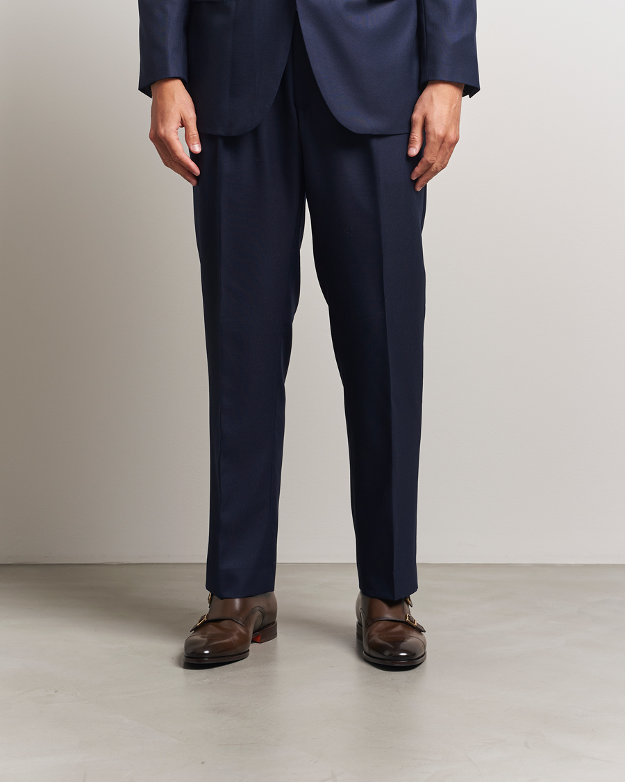 Uomini | Scarpe con cinturino alla caviglia | Santoni | Adrian Double Monk Dark Brown Calf