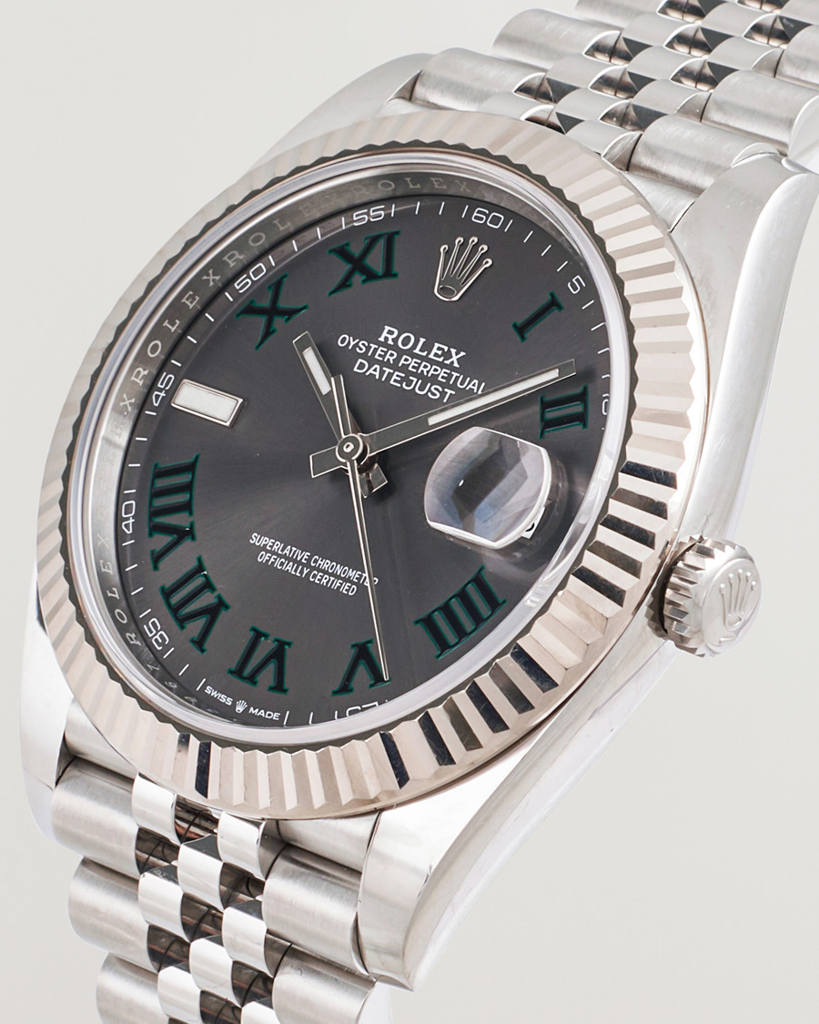Uomini | Rolex Pre-Owned Datejust 41mm Wimbledon | Rolex Pre-Owned | Datejust 41mm Wimbledon