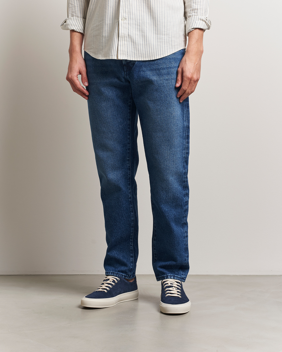 Uomini | Jeans | Incotex | 5-Pocket Stretch Denim Dark Wash