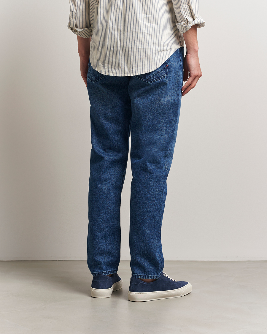 Uomini | Jeans | Incotex | 5-Pocket Stretch Denim Dark Wash