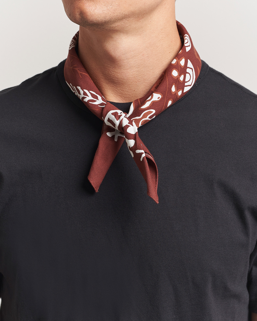 Uomini | Snow Peak OG Cotton Nordic Bandana Bordeaux | Snow Peak | OG Cotton Nordic Bandana Bordeaux