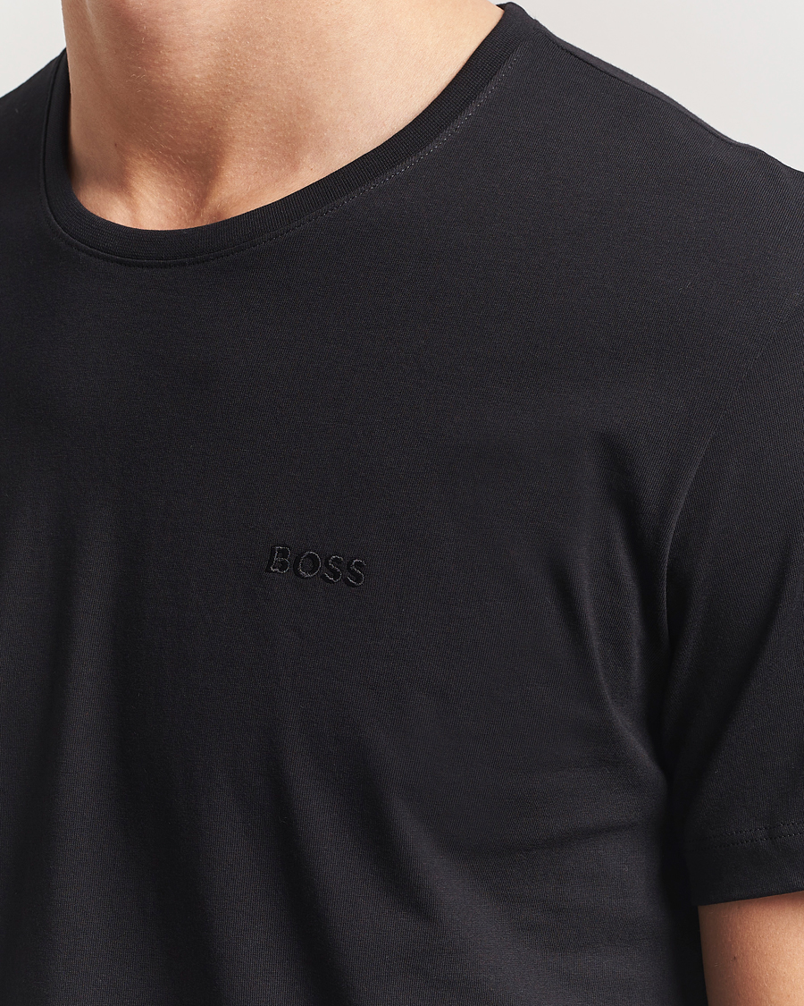 Uomini | T-shirt | BOSS BLACK | 2-Pack Relaxed Fit Crew Neck T-Shirt Black