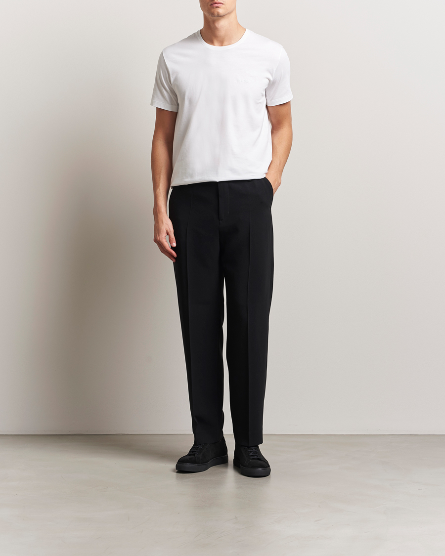 Uomini | T-shirt | BOSS BLACK | 2-Pack Relaxed Fit Crew Neck T-Shirt White