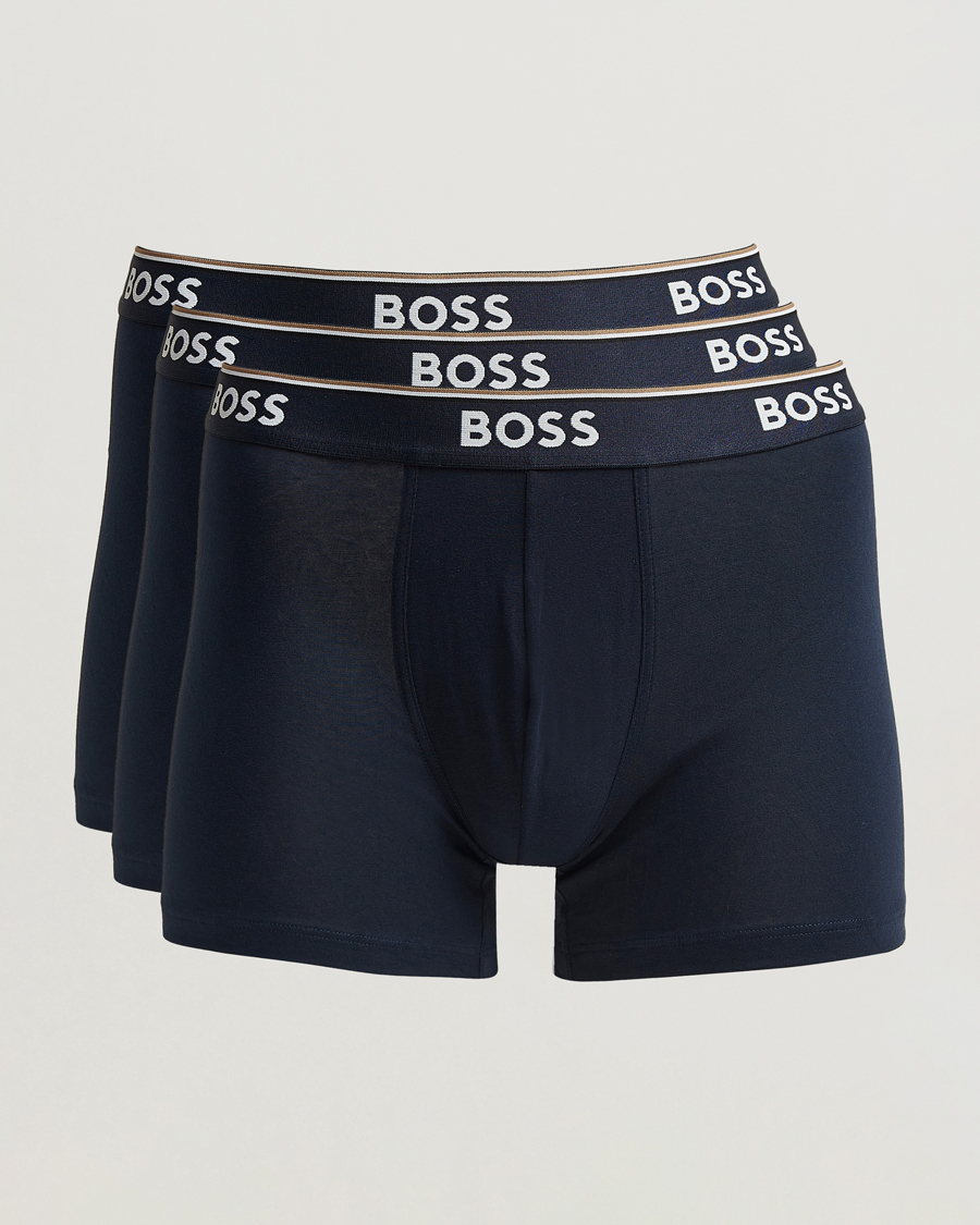 Uomini | Biancheria intima | BOSS BLACK | 3-Pack Boxer Brief Open Blue