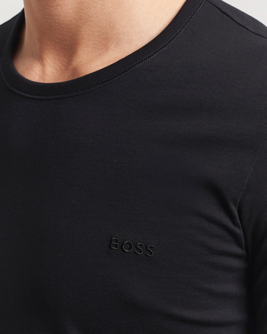 Uomini | T-shirt | BOSS BLACK | 3-Pack Crew Neck T-Shirt Black