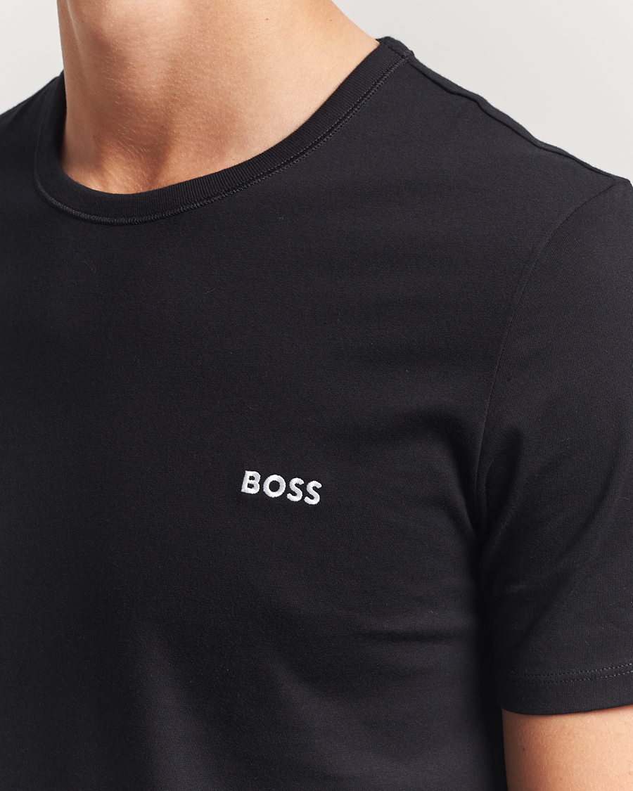 Uomini | T-shirt | BOSS BLACK | 3-Pack Crew Neck T-Shirt Beige/White/Black