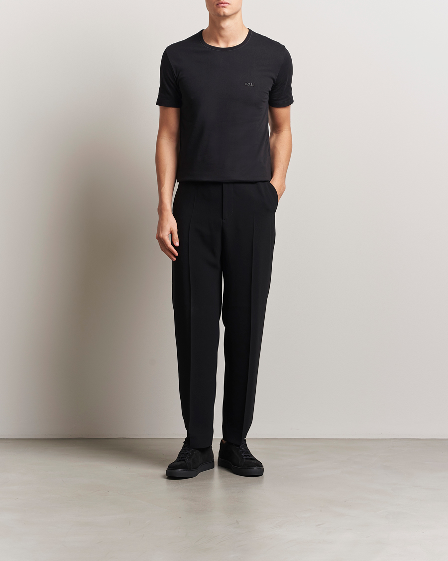 Uomini | T-shirt | BOSS BLACK | 3-Pack Crew Neck T-Shirt Black/Blue/Grey