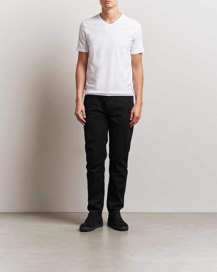 Uomini | T-shirt | BOSS BLACK | 3-Pack V-Neck T-Shirt White