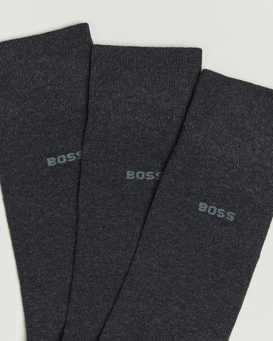 Uomini | Biancheria intima | BOSS BLACK | 3-Pack RS Uni Socks Charcoal