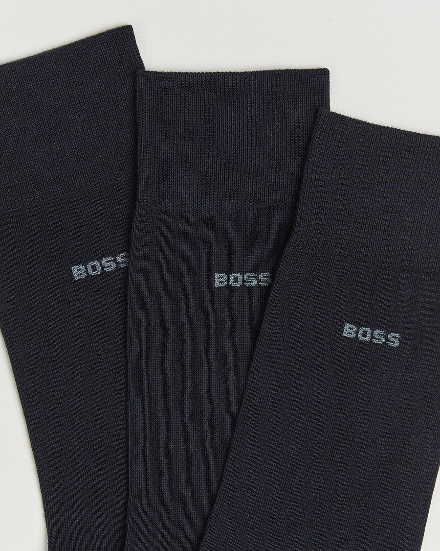 Uomini | Biancheria intima | BOSS BLACK | 3-Pack RS Uni Socks Dark Blue
