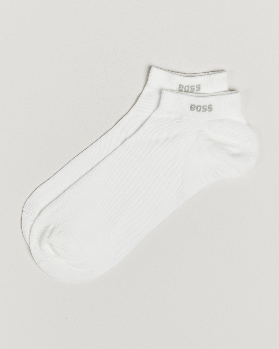 Uomini | Biancheria intima | BOSS BLACK | 2-Pack Sneaker Socks White