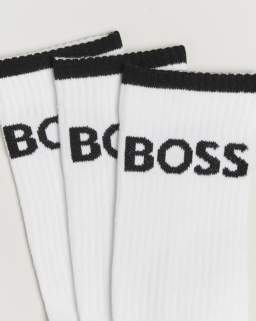 Uomini | Biancheria intima | BOSS BLACK | 6-Pack Sport Socks White