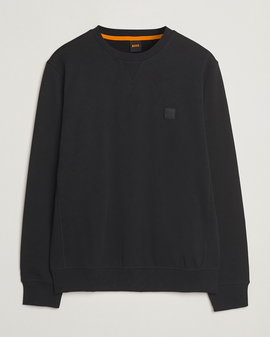 Uomini | Maglieria | BOSS ORANGE | Westart Logo Sweatshirt Black