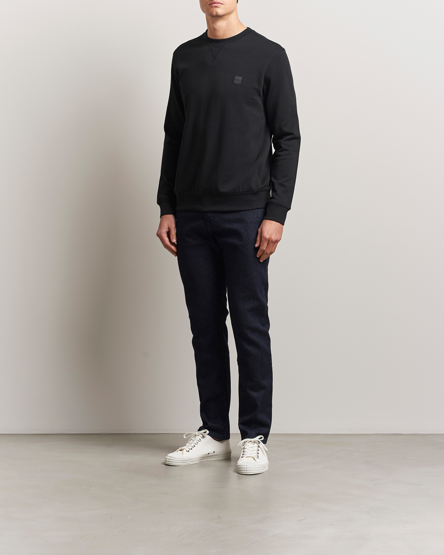Uomini | Maglieria | BOSS ORANGE | Westart Logo Sweatshirt Black