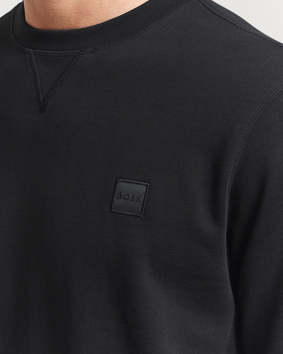 Uomini | Maglieria | BOSS ORANGE | Westart Logo Sweatshirt Black