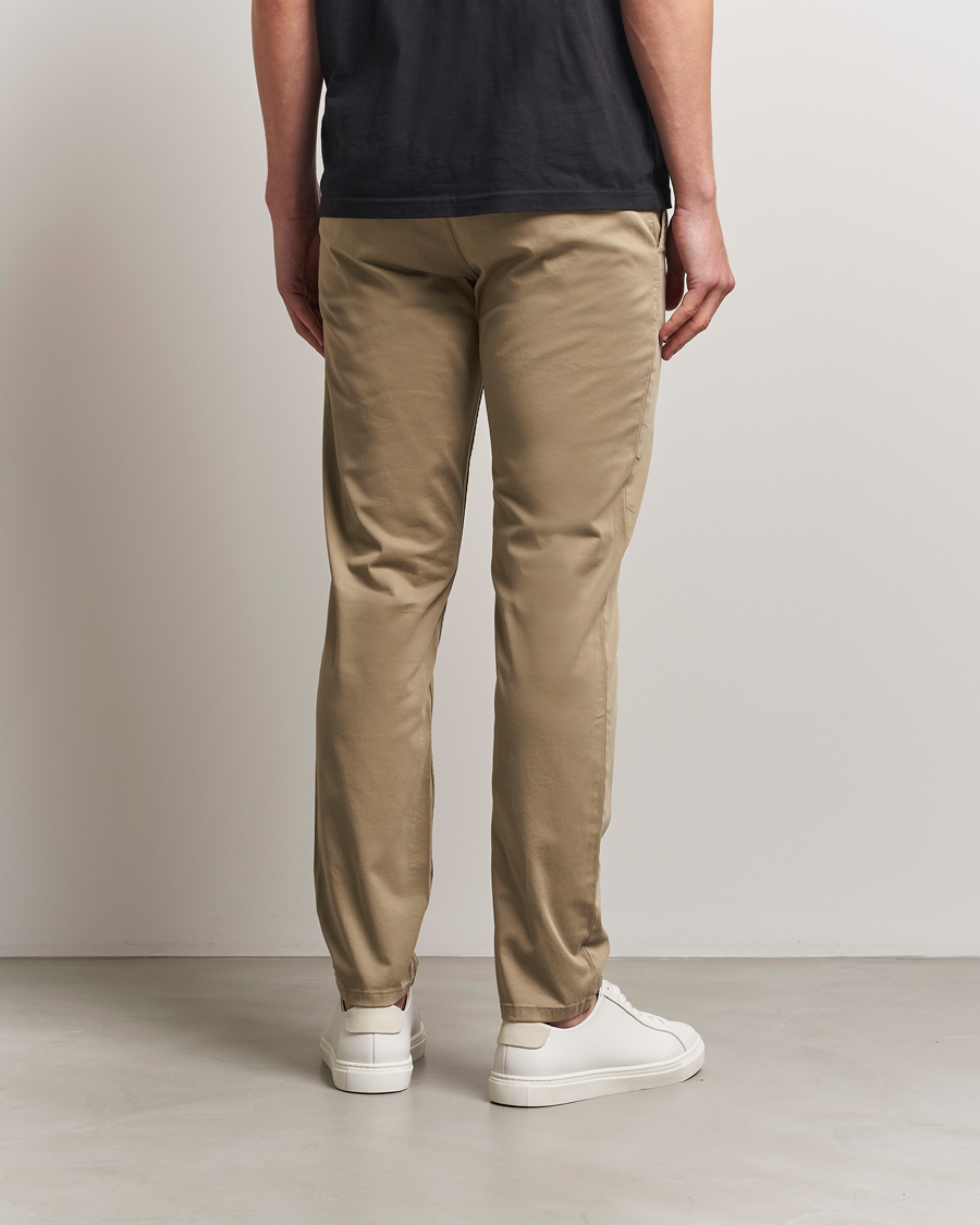 Uomini | Pantaloni | BOSS ORANGE | Tapered Fit Cotton Chinos Beige