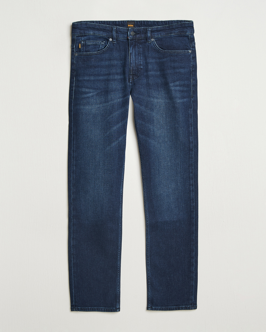 Uomini | Pantaloni | BOSS ORANGE | Delaware Jeans Dark Blue