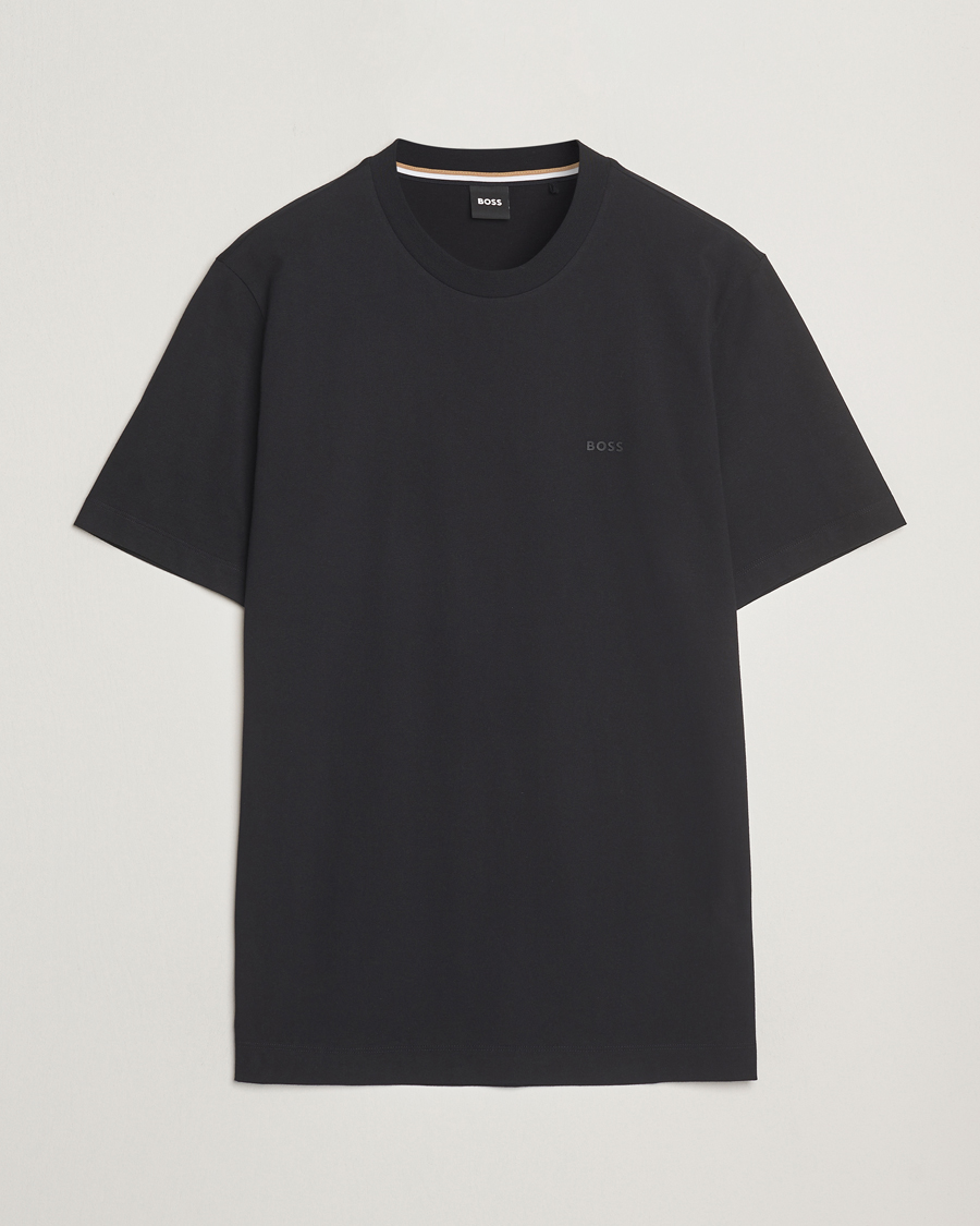 Uomini | T-shirt | BOSS BLACK | Thompson Crew Neck T-Shirt Black