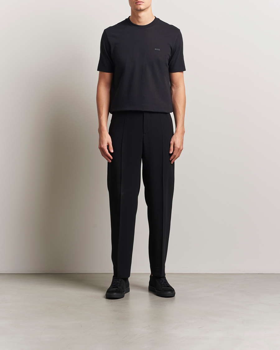 Uomini | T-shirt | BOSS BLACK | Thompson Crew Neck T-Shirt Black
