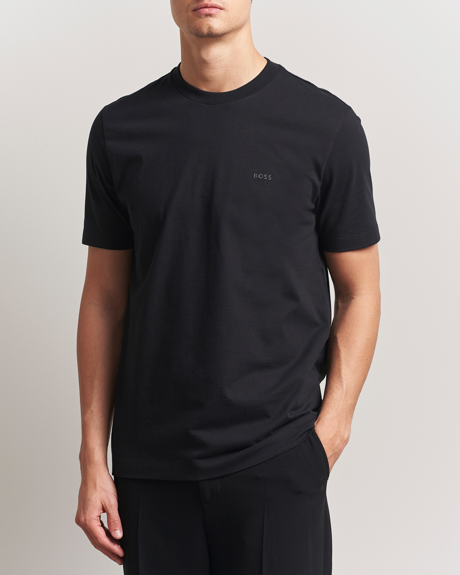 Uomini | T-shirt | BOSS BLACK | Thompson Crew Neck T-Shirt Black