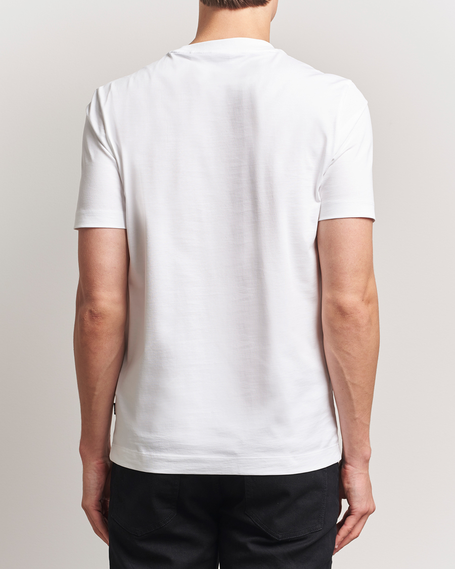 Uomini | T-shirt | BOSS BLACK | Thompson Crew Neck T-Shirt White