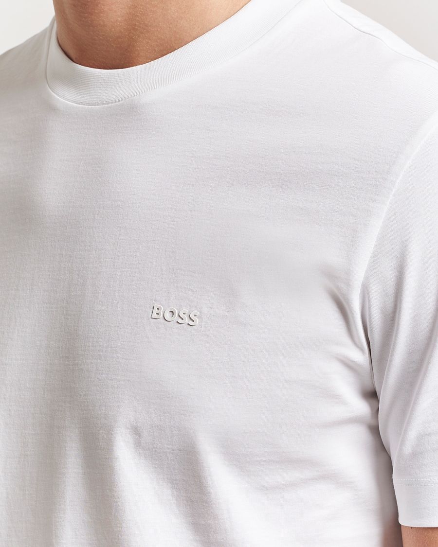Uomini | T-shirt | BOSS BLACK | Thompson Crew Neck T-Shirt White
