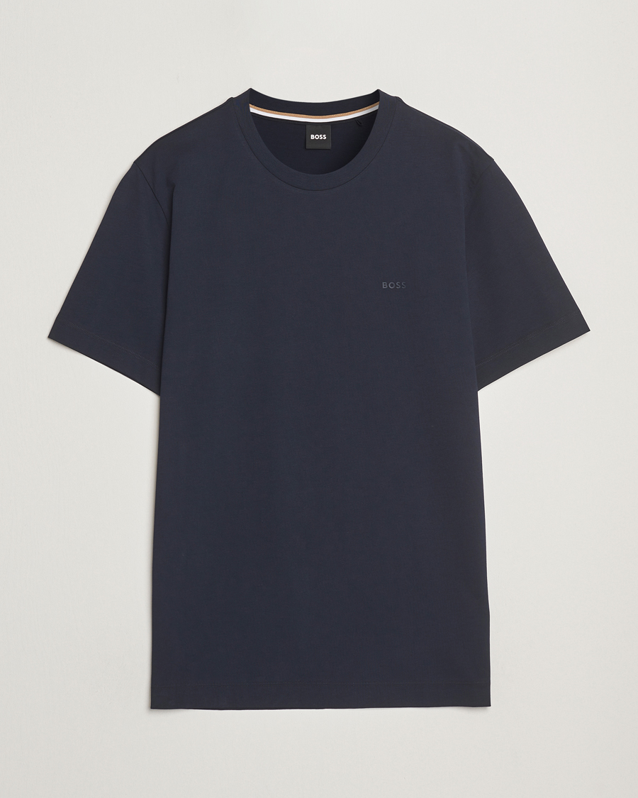 Uomini | T-shirt | BOSS BLACK | Thompson Crew Neck T-Shirt Dark Blue
