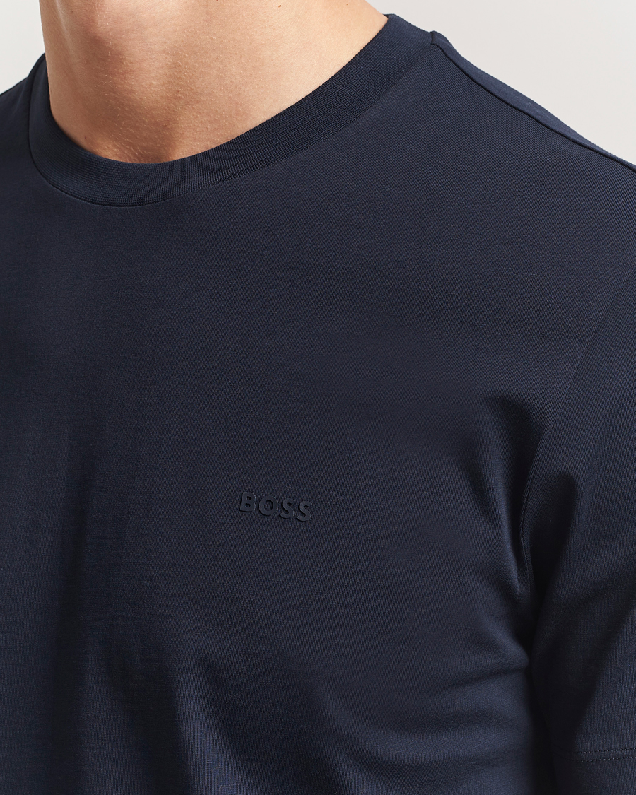 Uomini | T-shirt | BOSS BLACK | Thompson Crew Neck T-Shirt Dark Blue